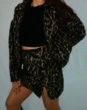 Allison Leopard Mini Skirt